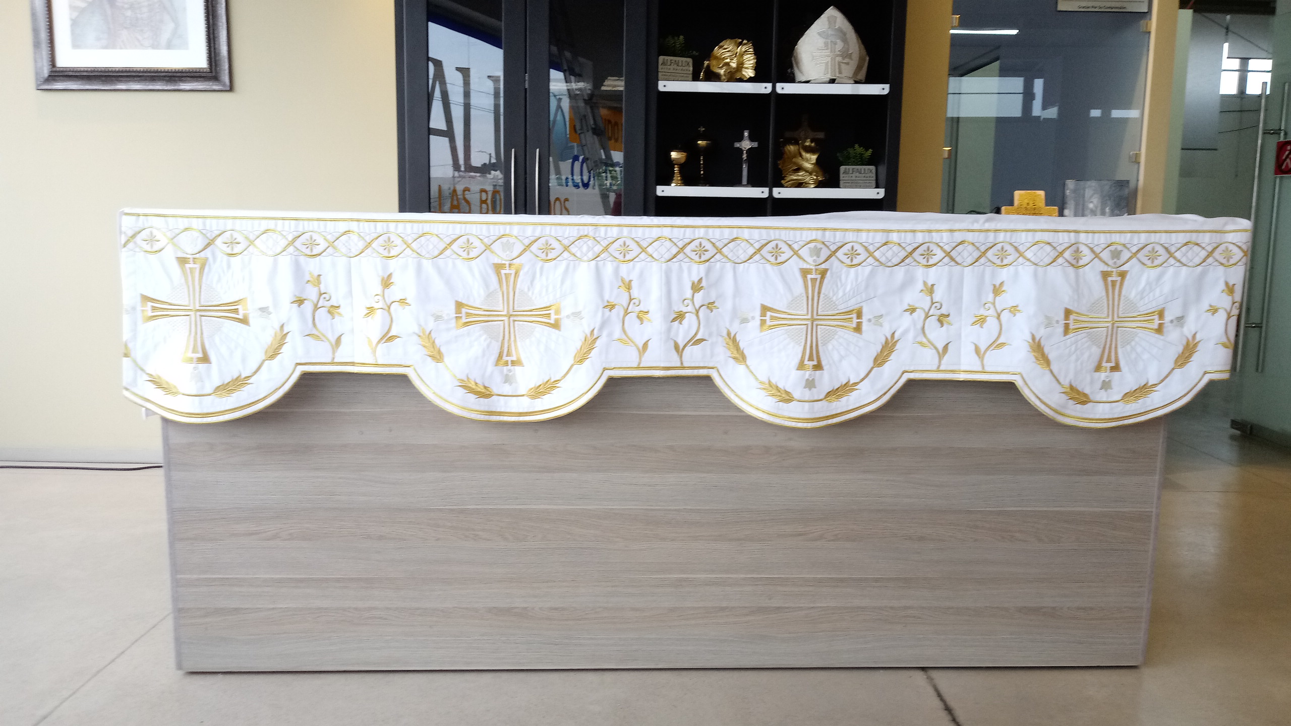 101 JARDIN RADIANTE Mantel GIGANTE blanco 71